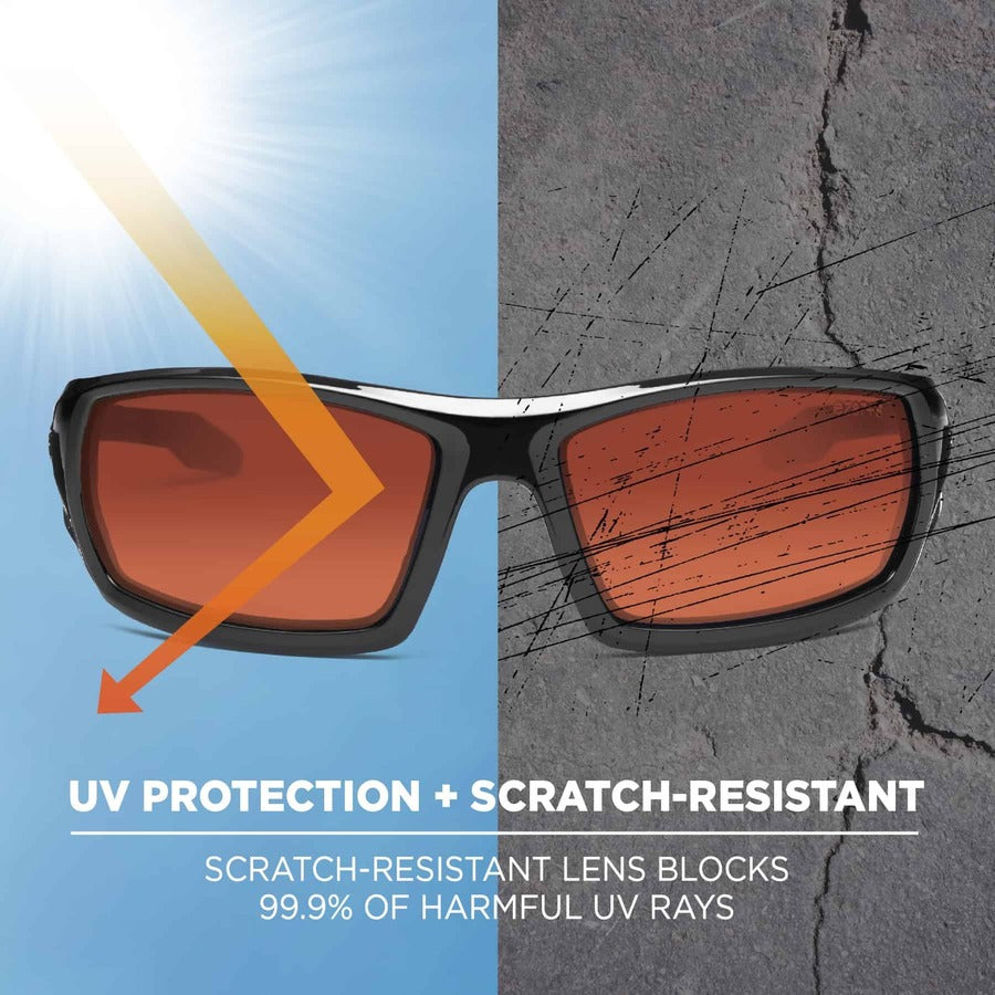 Ergodyne Polarized Copper Safety Glasses
