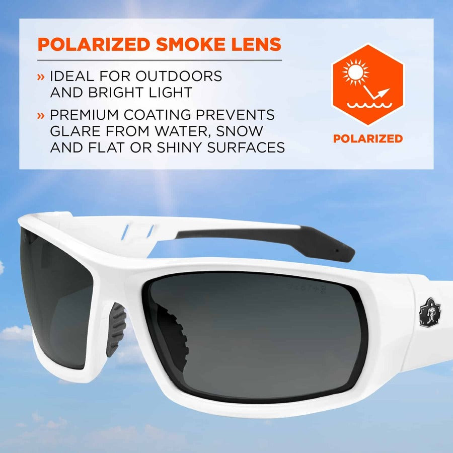 Ergodyne Polarized Smoke Safety Glasses