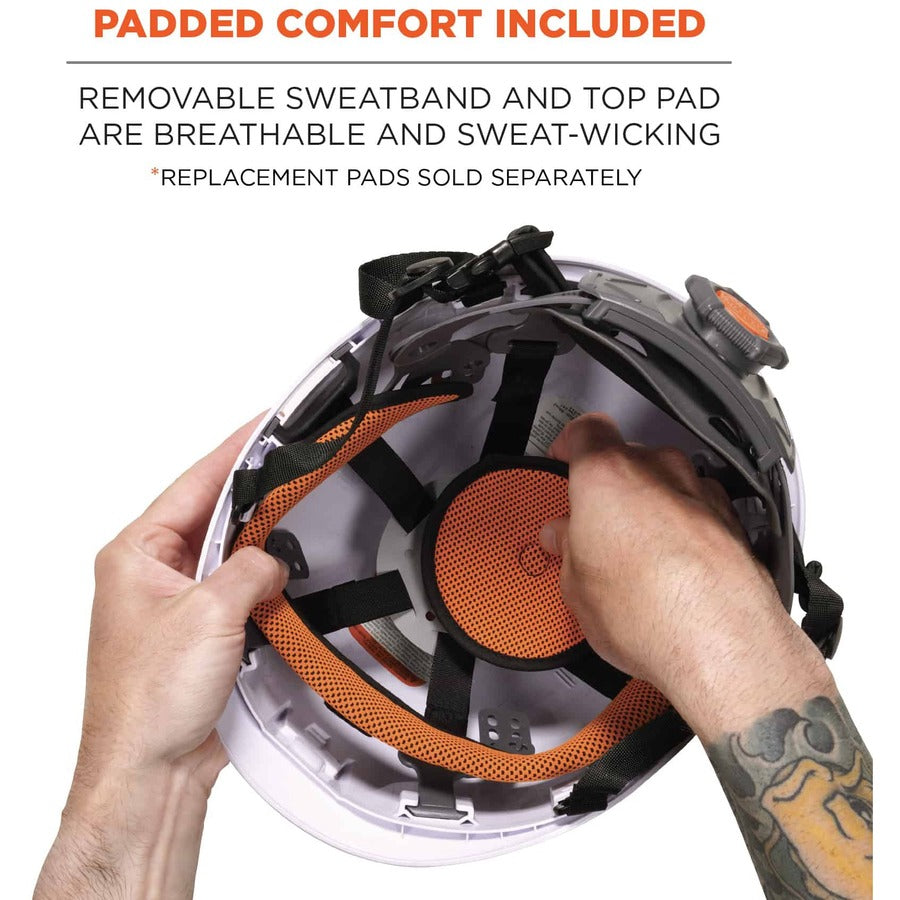 Ergodyne 8975LED Class C Safety Helmet