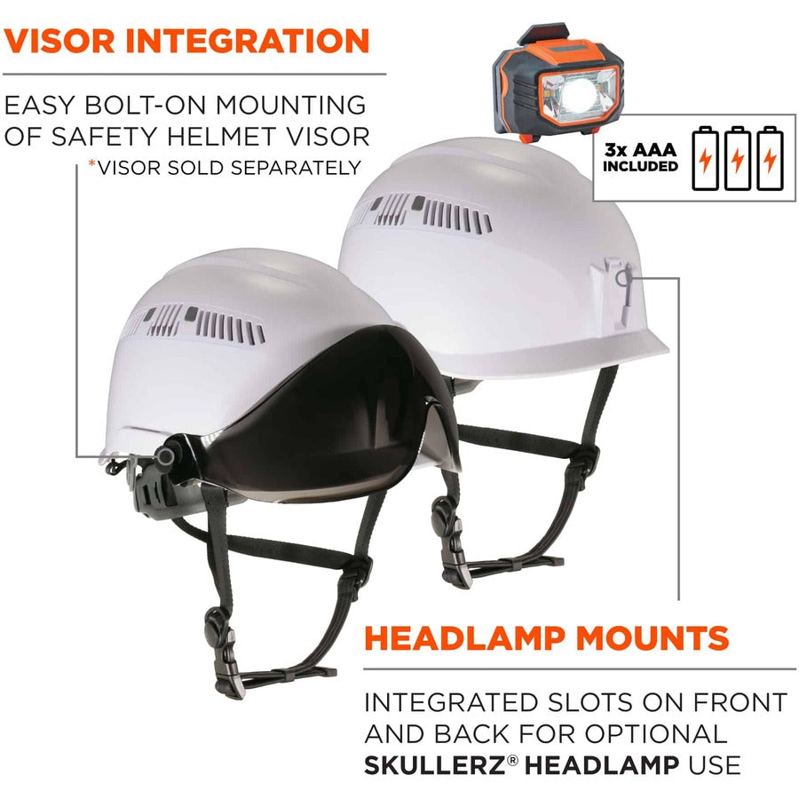 Ergodyne 8975LED Class C Safety Helmet
