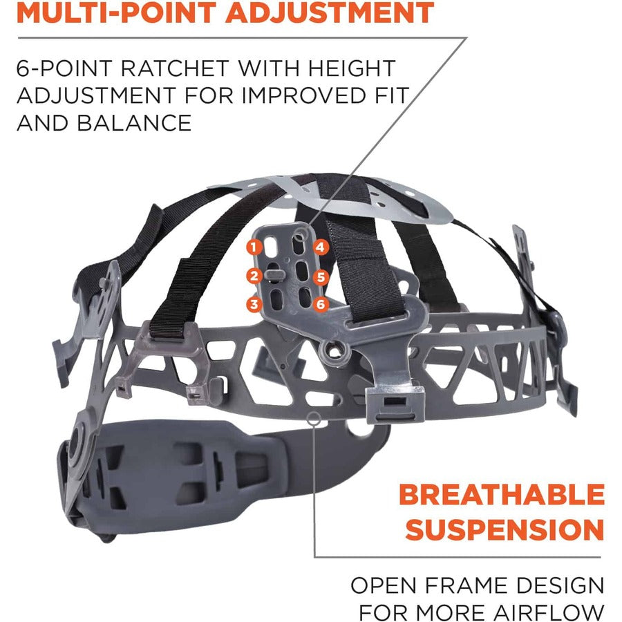 Ergodyne 8975LED Class C Safety Helmet