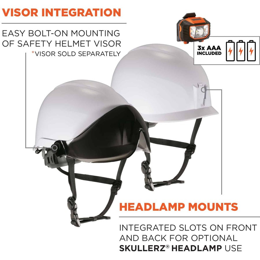 Ergodyne 8974LED Class E Safety Helmet