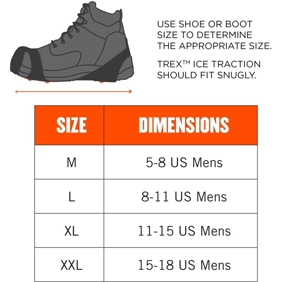 Ergodyne 6300 Slip-On Ice Cleats