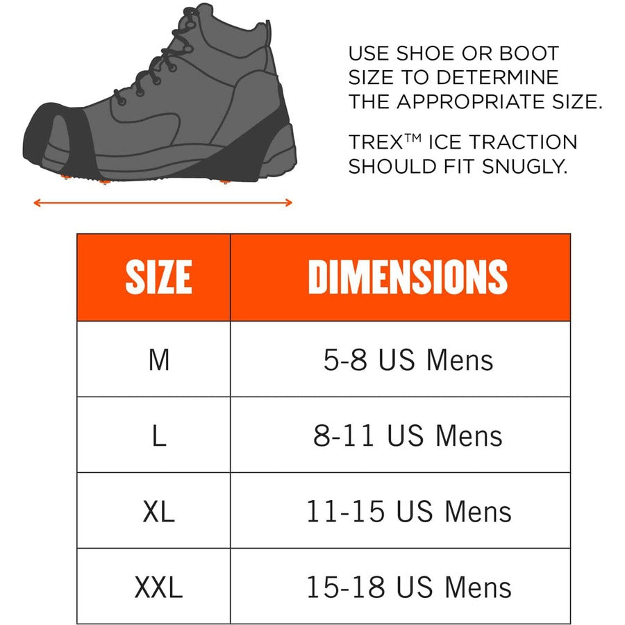 Ergodyne 6300TC Slip-On Ice Cleats