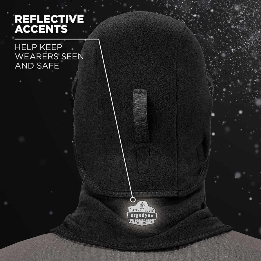 Ergodyne N-Ferno 6827 Balaclava Face Mask - 2-Piece, Fleece/Neoprene