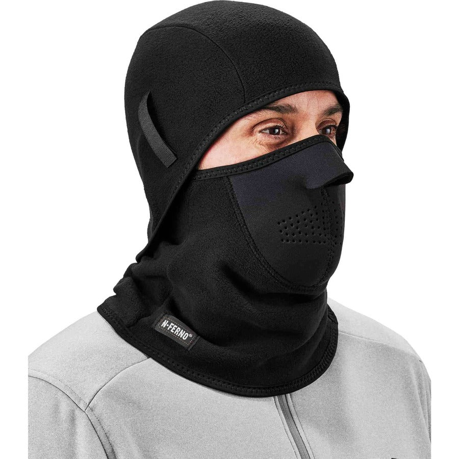 Ergodyne N-Ferno 6827 Balaclava Face Mask - 2-Piece, Fleece/Neoprene