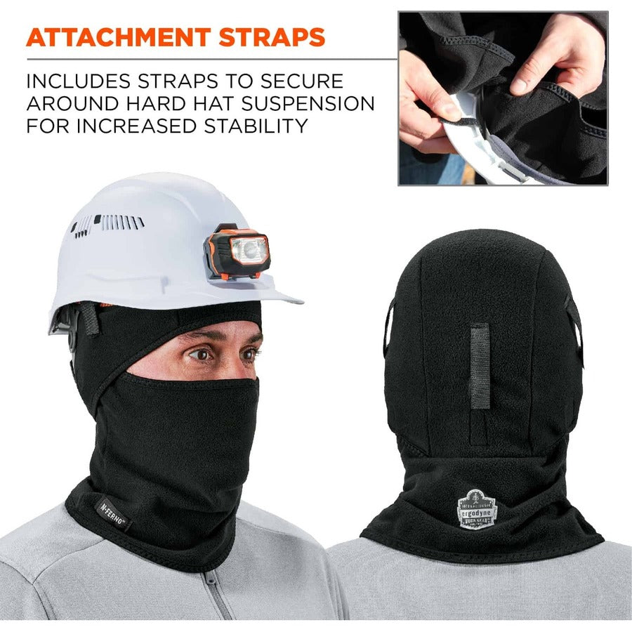 Ergodyne N-Ferno 6826 Balaclava Face Mask - 2-Piece, Fleece