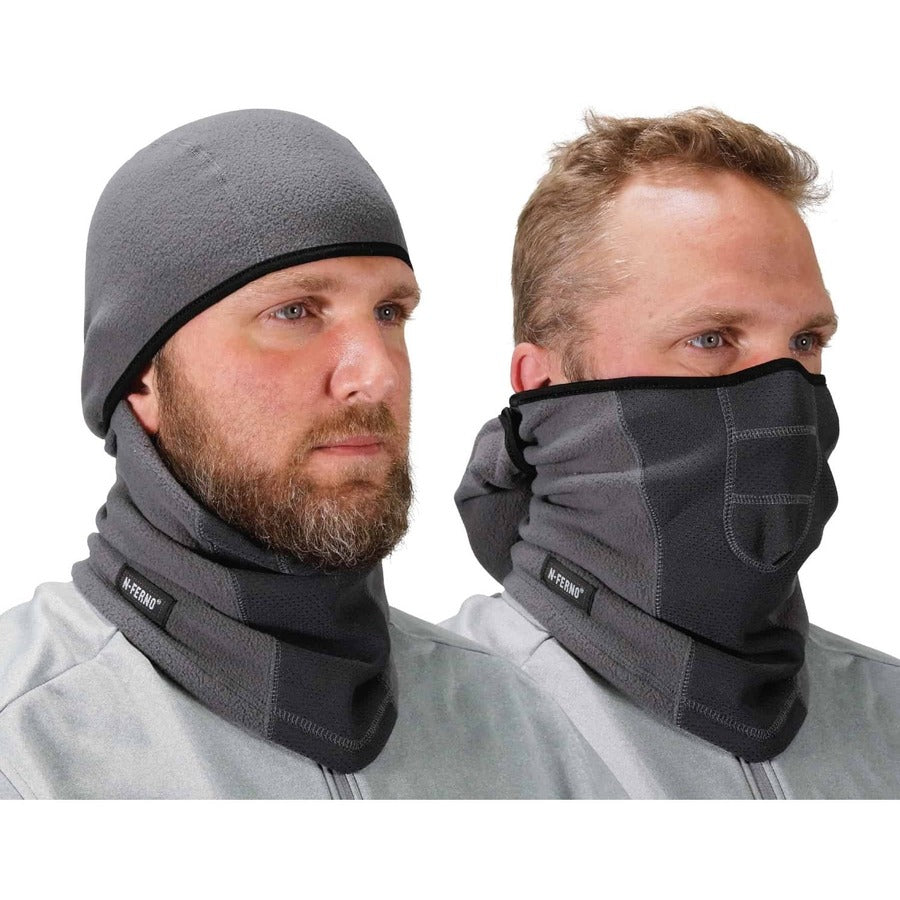 Ergodyne N-Ferno 6823 Balaclava Face Mask - Wind-Proof, Hinged Design