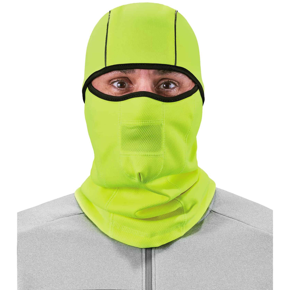 Ergodyne N-Ferno 6823 Balaclava Face Mask - Wind-Proof, Hinged Design