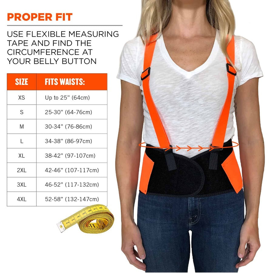 Ergodyne ProFlex 100HV Economy Hi-Vis Back Brace