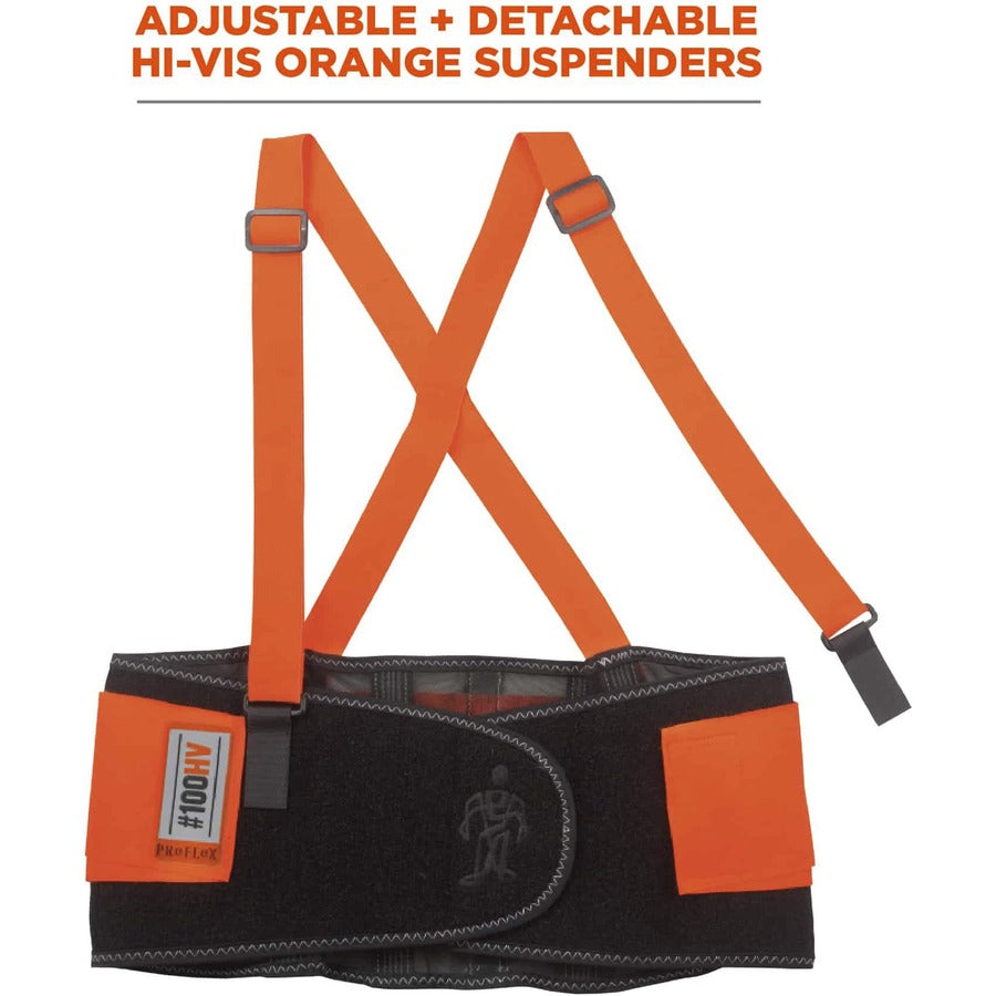 Ergodyne ProFlex 100HV Economy Hi-Vis Back Brace