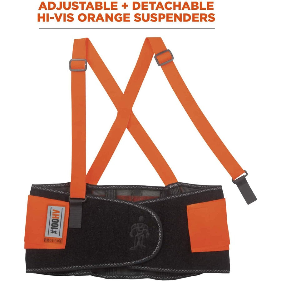 Ergodyne ProFlex 100HV Economy Hi-Vis Back Brace