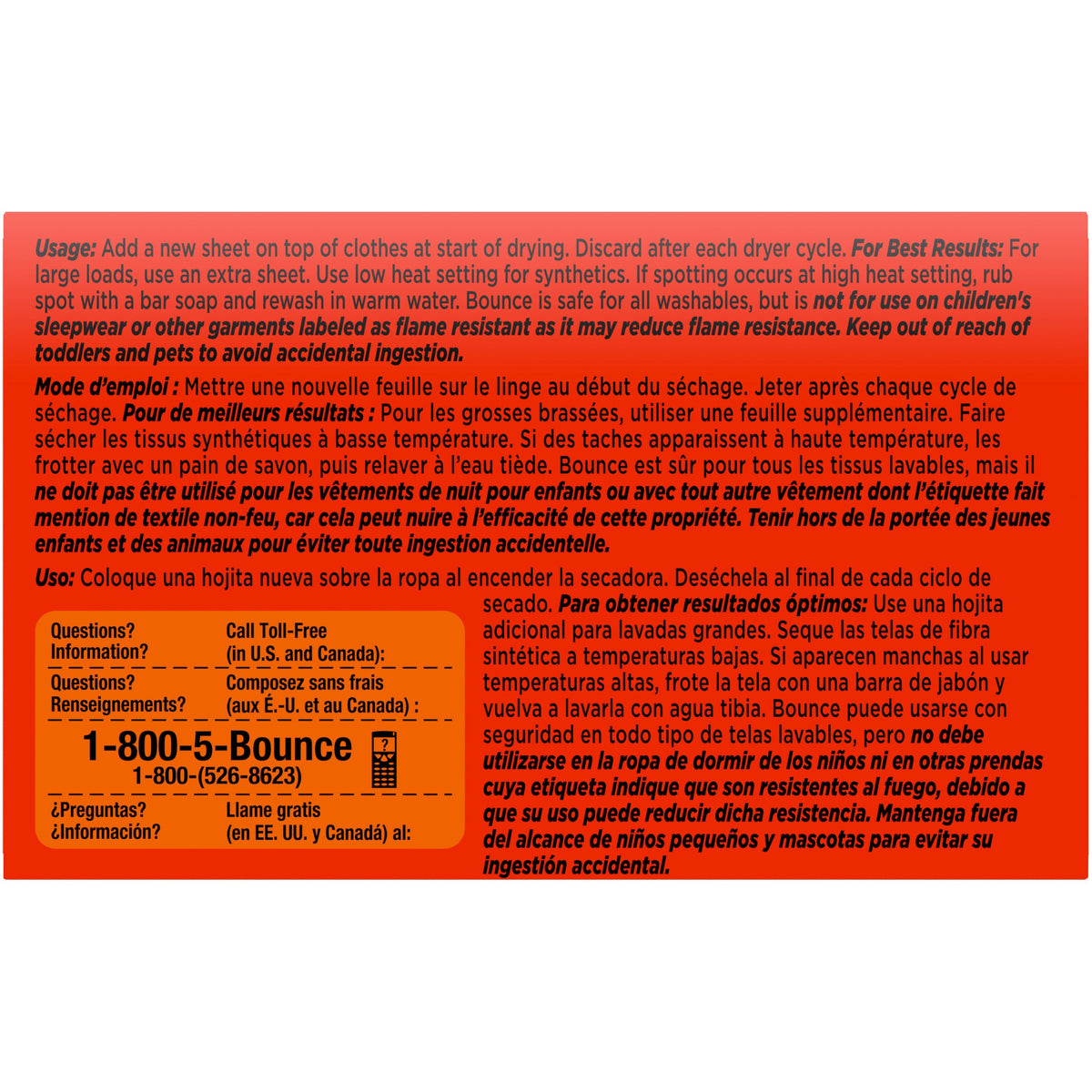Bounce Outdoor Fresh Fabric Softener Dryer Sheets