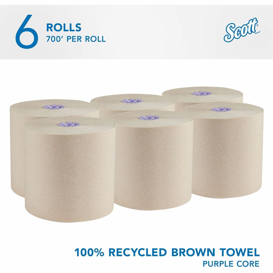 Scott Essential 100% Recycled Hard Roll Towels
