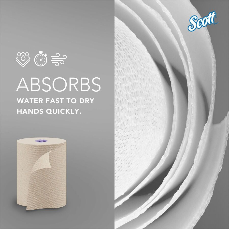 Scott Essential 100% Recycled Hard Roll Towels