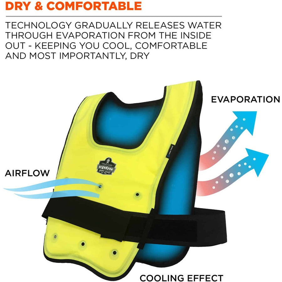 Ergodyne 6687 Economy Dry Evaporative Cooling Vest