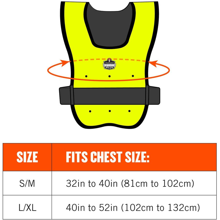 Ergodyne 6687 Economy Dry Evaporative Cooling Vest