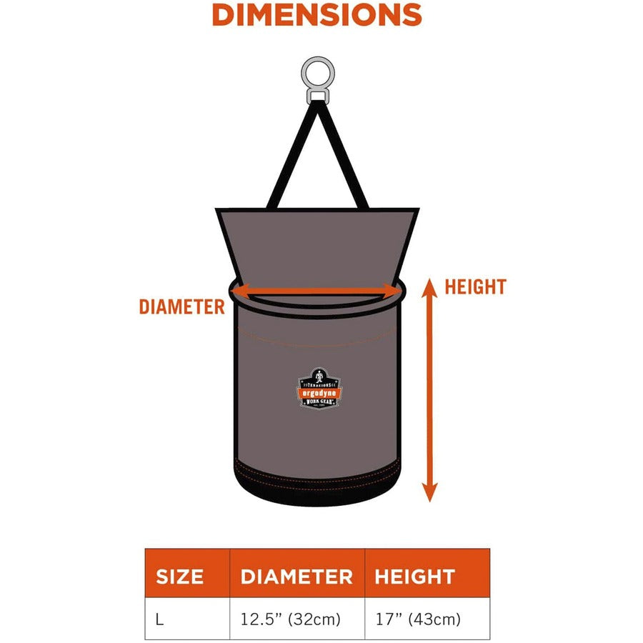 Ergodyne 5973 Hoist Bucket with D-Rings