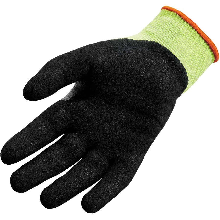 Ergodyne ProFlex 7041 Hi-Vis Nitrile-Coated Level 4 Cut Gloves