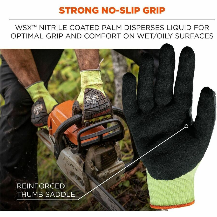 Ergodyne ProFlex 7141 Nitrile-Coated DIR Level 4 Cut-Resistant Gloves