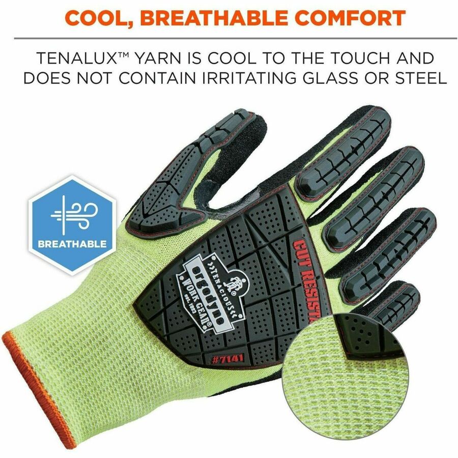 Ergodyne ProFlex 7141 Nitrile-Coated DIR Level 4 Cut-Resistant Gloves
