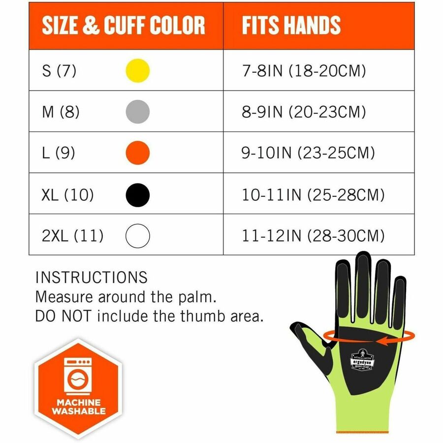 Ergodyne ProFlex 7141 Nitrile-Coated DIR Level 4 Cut-Resistant Gloves