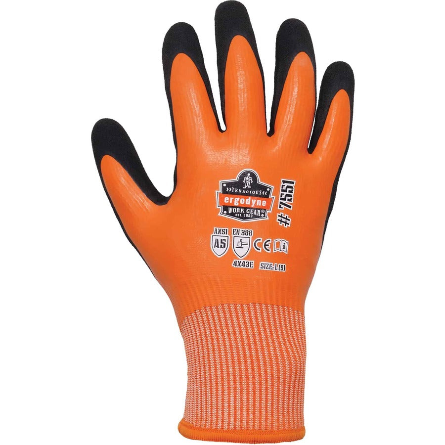 Ergodyne ProFlex 7551 A5 Coated Waterproof Gloves