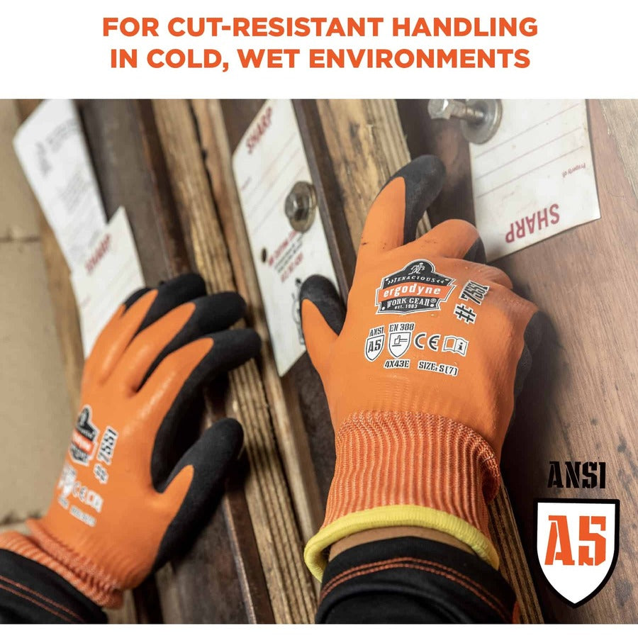 Ergodyne ProFlex 7551 A5 Coated Waterproof Gloves