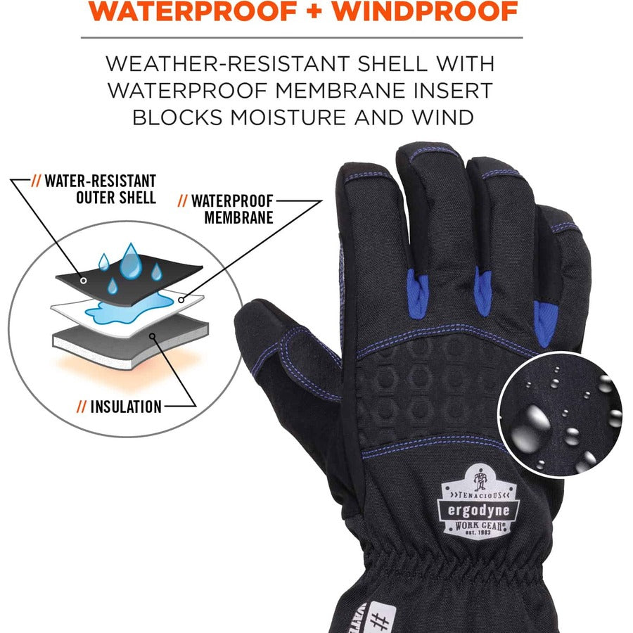 Ergodyne ProFlex 819WP Extreme Thermal Waterproof Winter Work Gloves