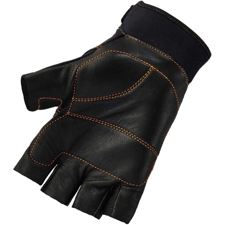 Ergodyne ProFlex 901 Half-Finger Leather Impact Gloves