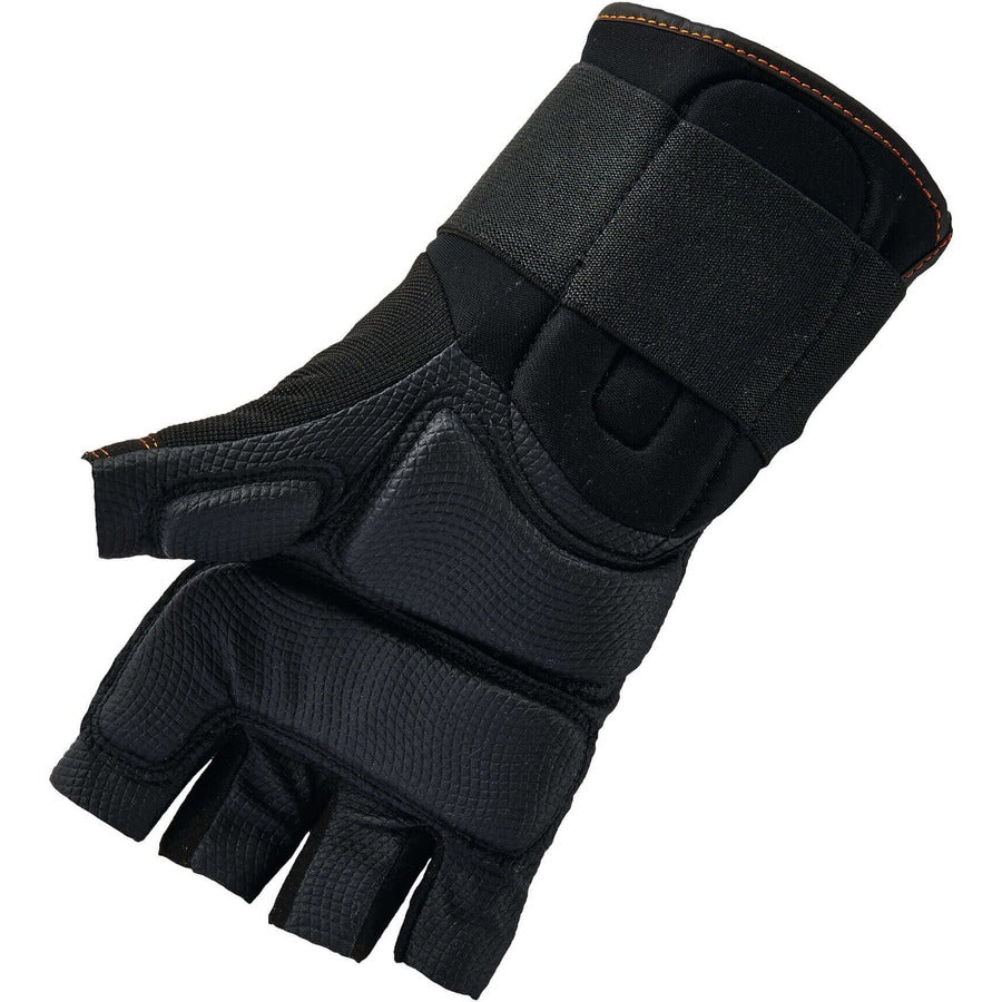 Ergodyne ProFlex 910 Half-Finger Impact Gloves + Wrist Support
