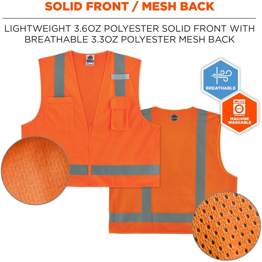 Ergodyne 8249Z Type R Class 2 Economy Surveyors Vest