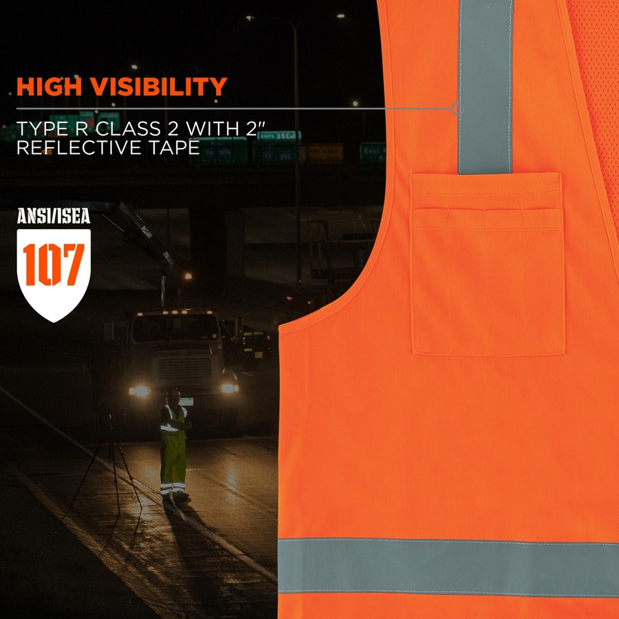 Ergodyne 8249Z Type R Class 2 Economy Surveyors Vest