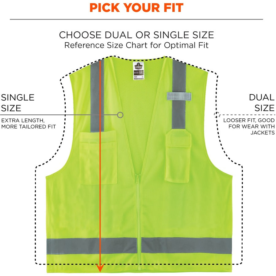 Ergodyne 8249Z Type R Class 2 Economy Surveyors Vest