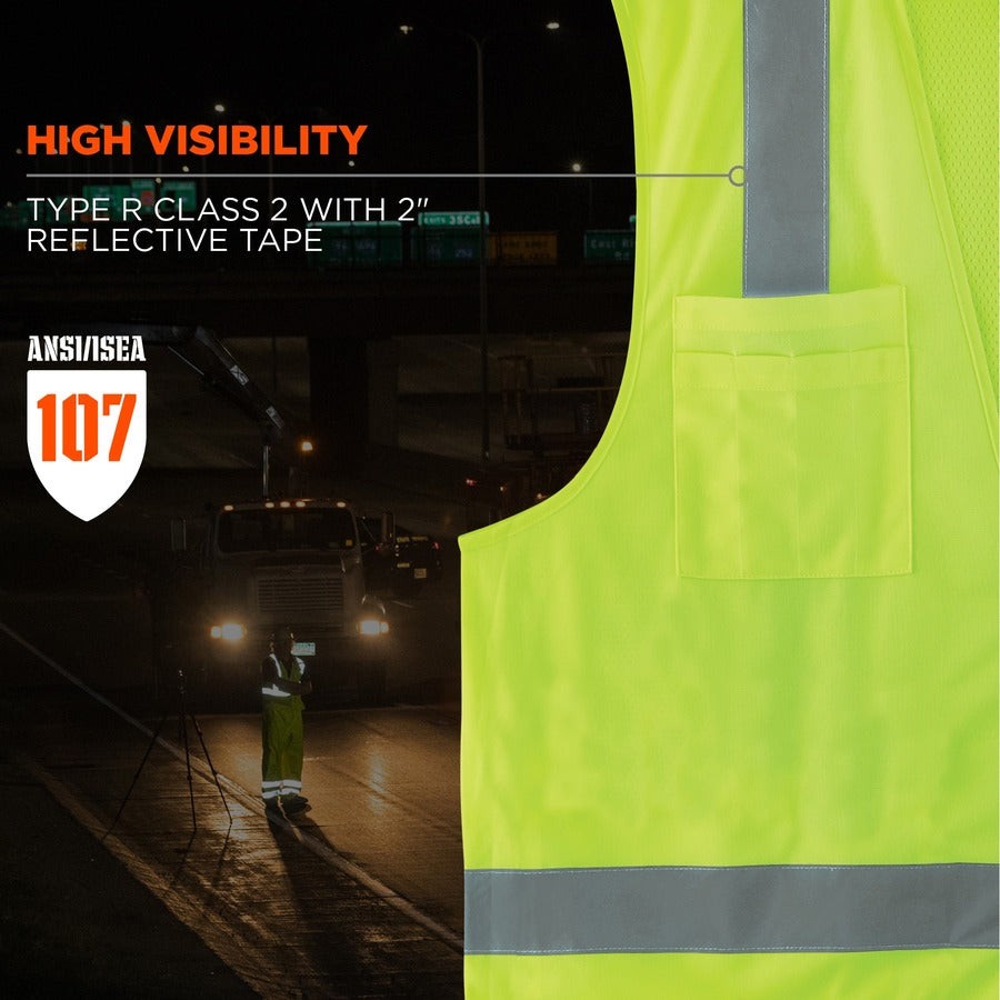 Ergodyne 8249Z Type R Class 2 Economy Surveyors Vest