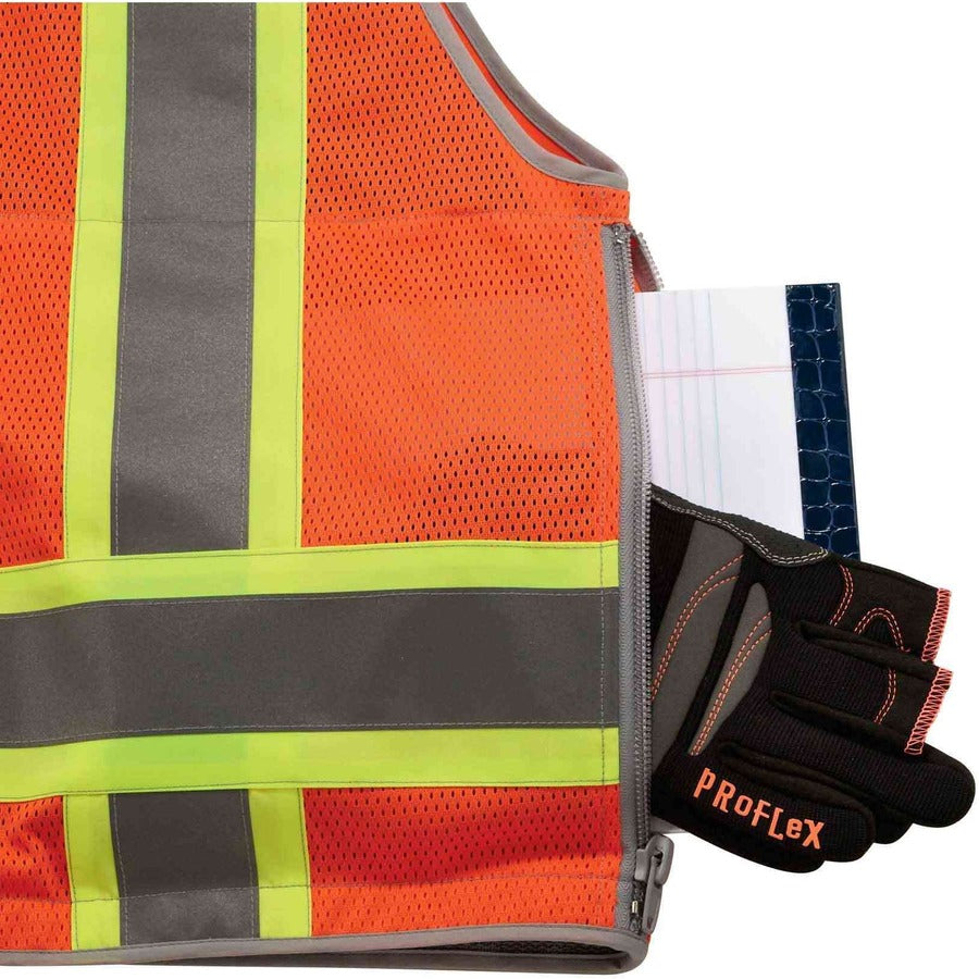 Ergodyne 8254HDZ Type R Class 2 Heavy-Duty Surveyors Vest