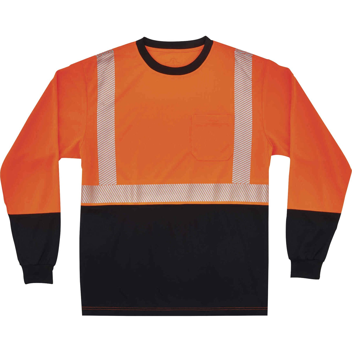 Ergodyne 8281BK Type R Class 2 Front Long Sleeve T-Shirt
