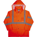 Ergodyne 8366 Lightweight Hi-Vis Rain Jacket - Type R, Class 3