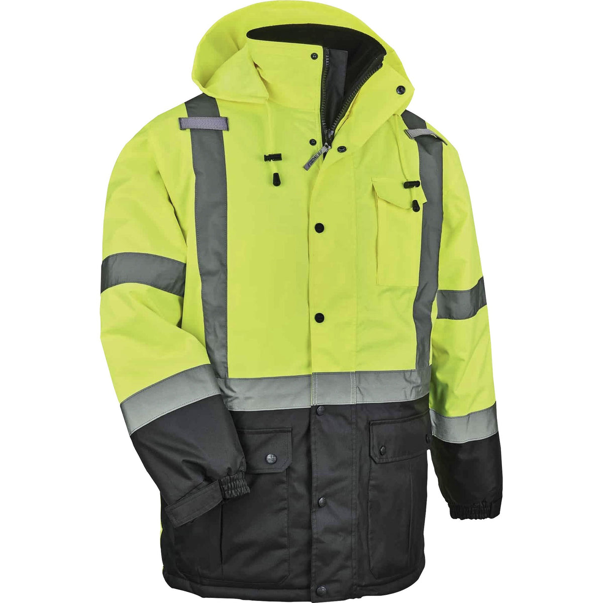 Ergodyne 8384 Type R Class 3 Hi-Vis Quilted Thermal Parka