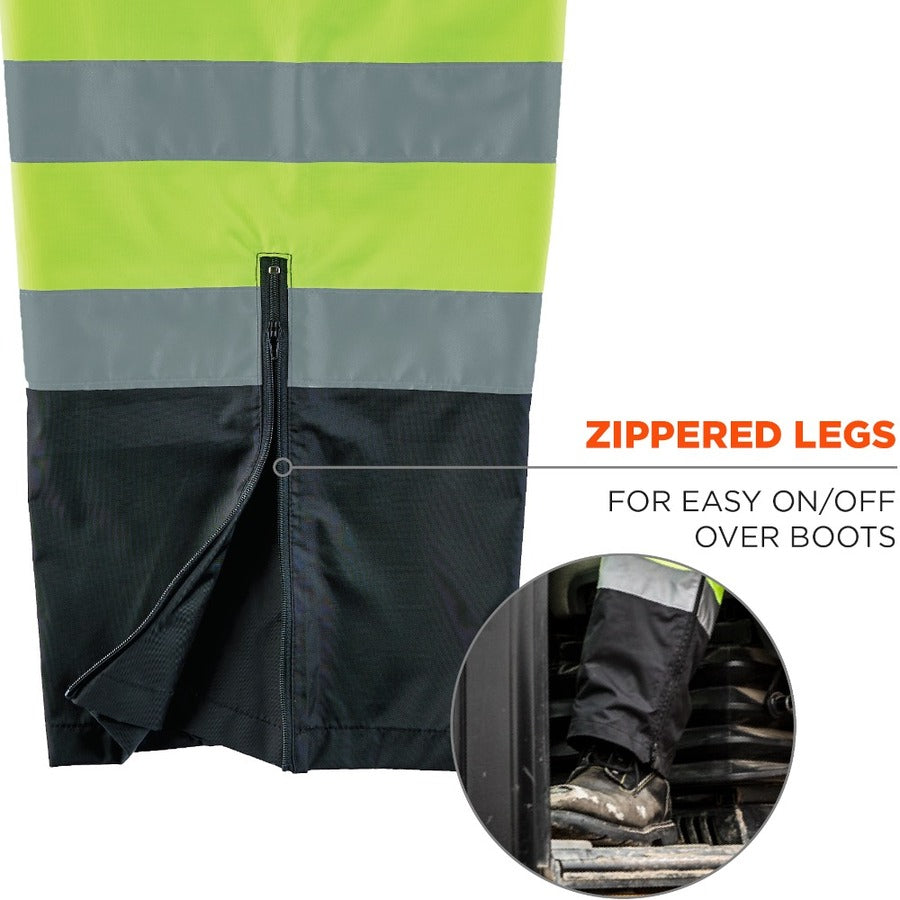 Ergodyne 8915BK Class E Bottom Rain Pants