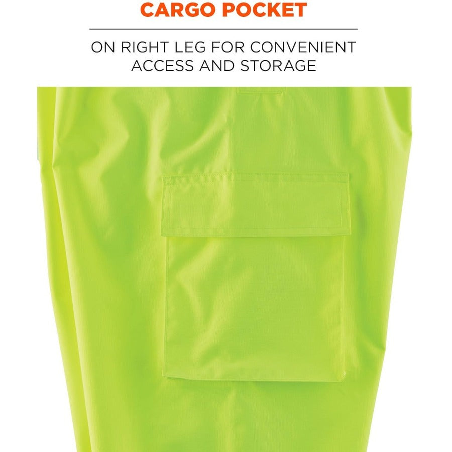 Ergodyne 8915BK Class E Bottom Rain Pants