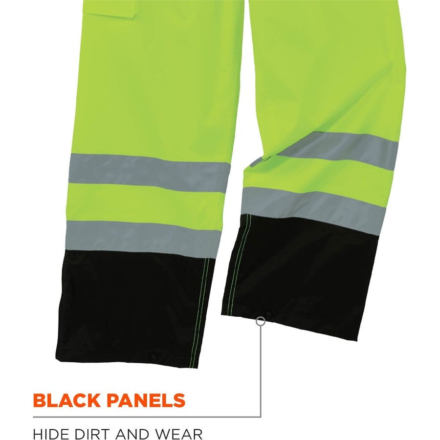 Ergodyne 8915BK Class E Bottom Rain Pants