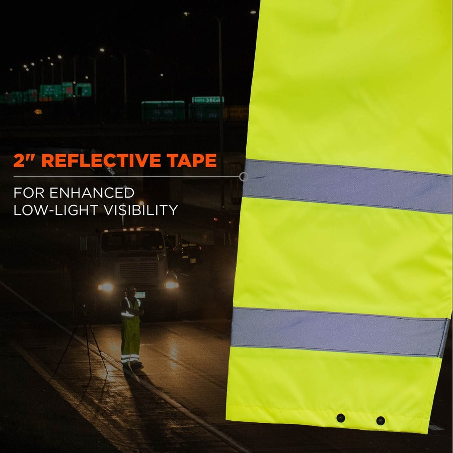 Ergodyne 8916 Lightweight Hi-Vis Rain Pants - Class E