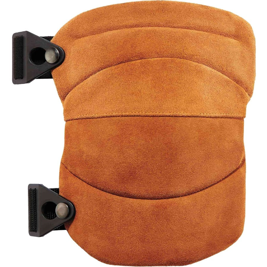 Ergodyne ProFlex 230LTR Leather Knee Pads - Wide Soft Cap
