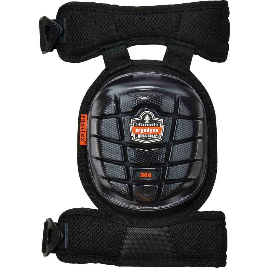 Ergodyne ProFlex 344 Short Cap Injected Gel Knee Pads with Comfort Straps