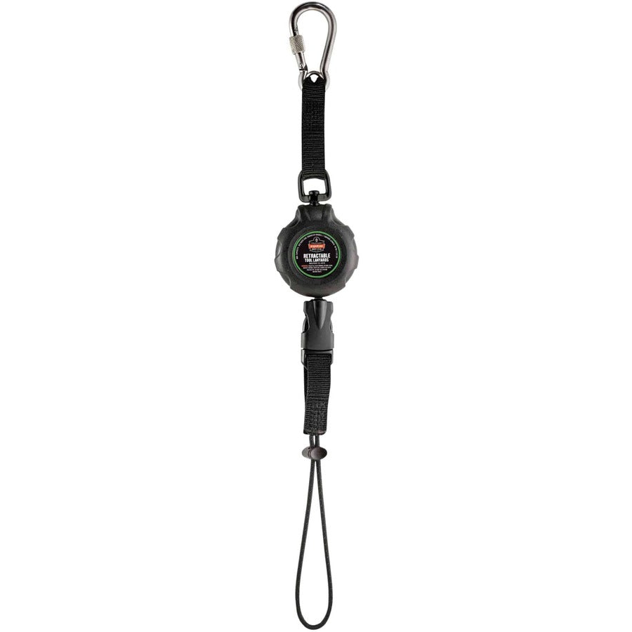 Ergodyne 3001 Retractable Tool Lanyard w/ Carabiner and Loop Attachments - 2lbs
