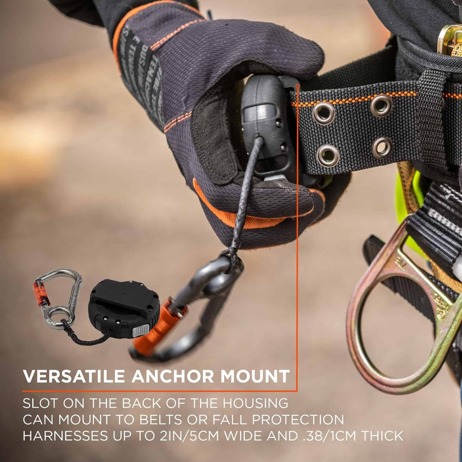 Ergodyne 3010 Retractable Tool Lanyard with Belt Loop Clip