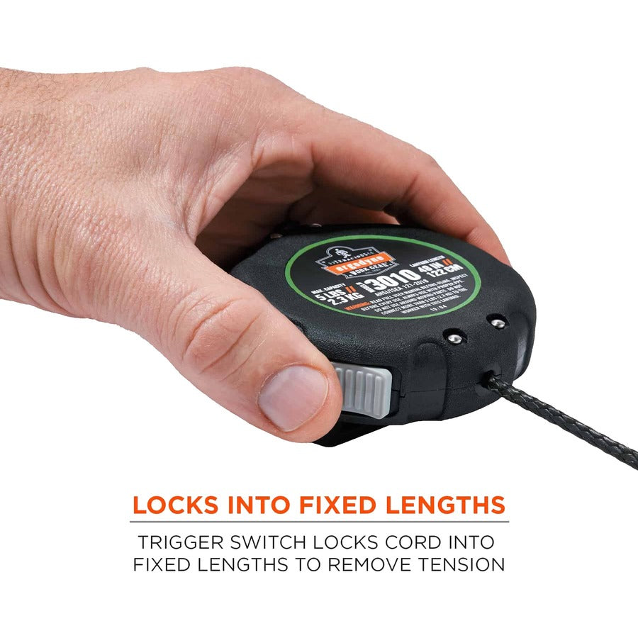 Ergodyne 3010 Retractable Tool Lanyard with Belt Loop Clip