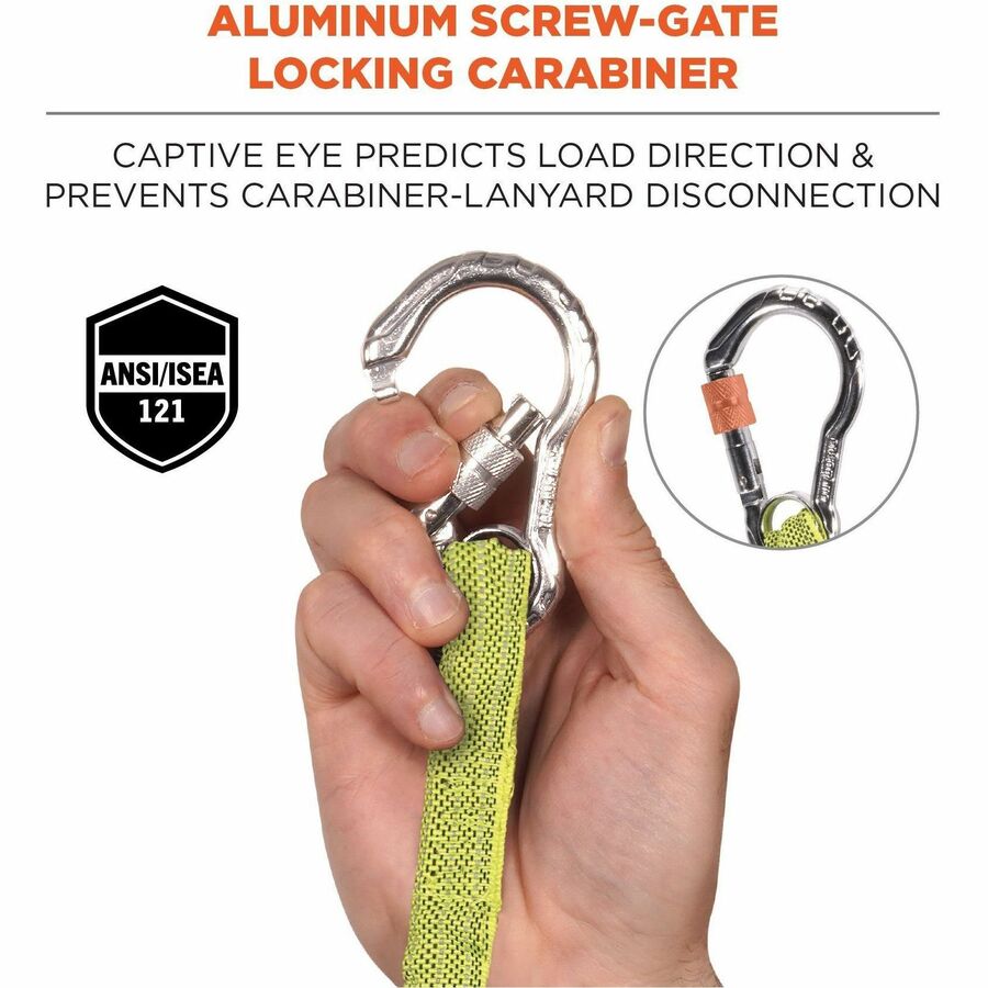Ergodyne 3100 Extended Single Carabiner Tool Lanyard