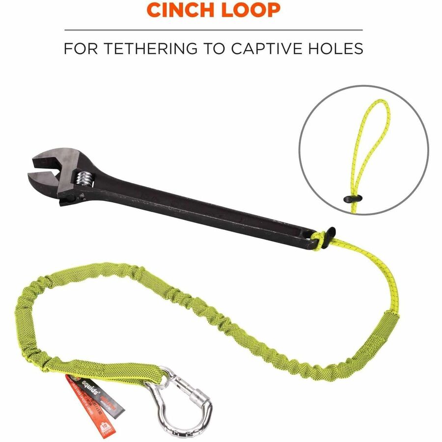 Ergodyne 3100 Extended Single Carabiner Tool Lanyard